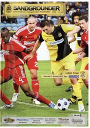 Programme: Southport vs Luton Town FC (21st Jan 2012)
