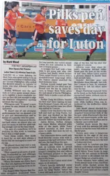 Match Report: Luton Town FC vs Alfreton Town (28th Jan 2012)