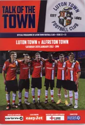 Programme: Luton Town FC vs Alfreton Town (28th Jan 2012)