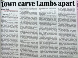 Match Report: Luton Town FC vs Tamworth (18th Feb 2012)