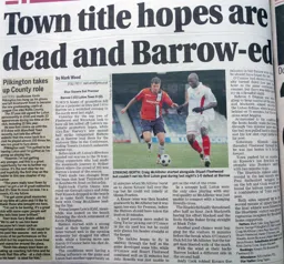 Match Report: Barrow vs Luton Town FC (21st Feb 2012)