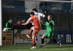 Craig McAllister shoots wide