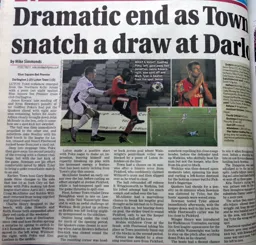 Match Report: Darlington vs Luton Town FC (13th Mar 2012)