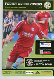 Programme: Forest Green Rovers vs Luton Town FC (20th Mar 2012)