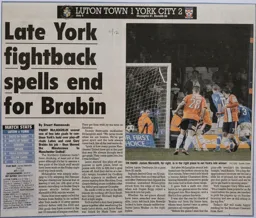 Match Report: Luton Town FC vs York City (30th Mar 2012)