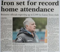 Match Report: Braintree Town vs Luton Town FC (7th Apr 2012)