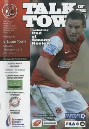 Programme: Fleetwood Town vs Luton Town FC (28th Apr 2012)