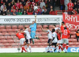 Mark Tyler fists the ball clear