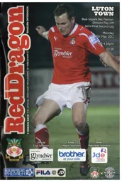 Programme: Wrexham vs Luton Town FC (7th May 2012)
