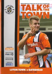 Programme: Luton Town FC vs Gateshead (11th Aug 2012)