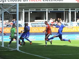 Scott Rendell nips in to make the score 3-1