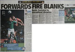 Match Report: Luton Town FC vs Wrexham (15th Sep 2012)