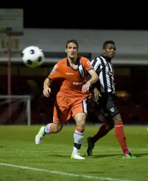 The ball eludes Jon Shaw