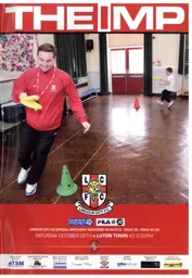 Programme: Lincoln City vs Luton Town FC (6th Oct 2012)