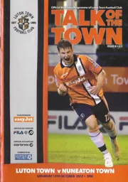 Programme: Luton Town FC vs Nuneaton Town (13th Oct 2012)