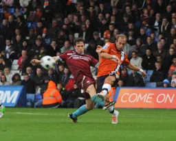 Jake Howells launches the ball clear