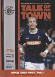 Programme: Luton Town FC vs Dartford (10th Nov 2012)