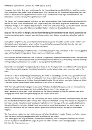 Match Report: Mansfield Town vs Luton Town FC (18th Nov 2012)