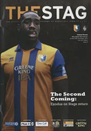 Programme: Mansfield Town vs Luton Town FC (18th Nov 2012)