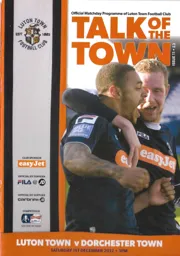 Programme: Luton Town FC vs Dorchester Town (1st Dec 2012)