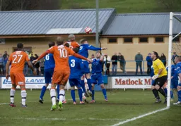 Simon Ainge heads Town into an early lead