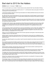 Match Report: Woking vs Luton Town FC (1st Jan 2013)