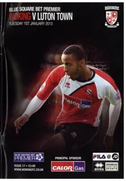 Programme: Woking vs Luton Town FC (1st Jan 2013)