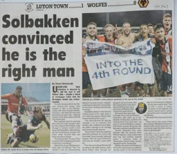 Match Report: Luton Town FC vs Wolverhampton Wanderers (5th Jan 2013)