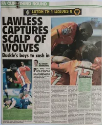 Match Report: Luton Town FC vs Wolverhampton Wanderers (5th Jan 2013)