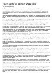 Match Report: AFC Telford United vs Luton Town FC (15th Jan 2013)