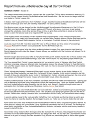 Match Report: Norwich City vs Luton Town FC (26th Jan 2013)