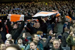 Some happy Hatters fans enjoying the moment