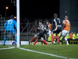 Alex Lawless tries to find a way through