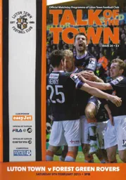 Programme: Luton Town FC vs Forest Green Rovers (9th Feb 2013)