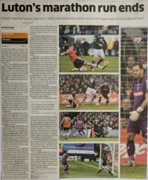 Match Report: Luton Town FC vs Millwall (16th Feb 2013)