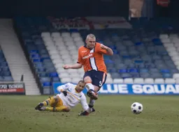 Steve McNulty sends a pass downfield