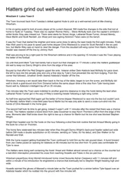 Match Report: Wrexham vs Luton Town FC (16th Mar 2013)