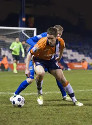 Jon Shaw has his eyes fixed firmly on the ball