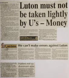 Match Report: Cambridge United vs Luton Town FC (30th Mar 2013)