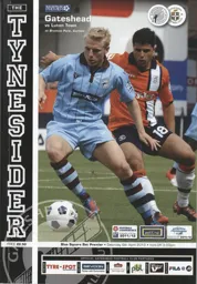 Programme: Gateshead vs Luton Town FC (6th Apr 2013)