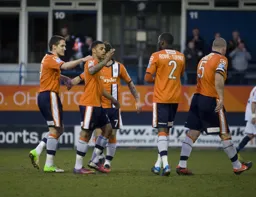 Celebrations after Andre Gray`s opener