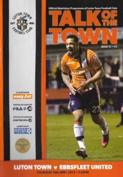 Programme: Luton Town FC vs Ebbsfleet United (18th Apr 2013)