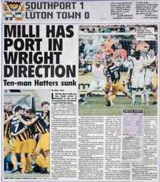 Match Report: Southport vs Luton Town FC (10th Aug 2013)