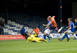 Luke Guttridge with the late equaliser