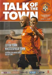 Programme: Luton Town FC vs Macclesfield Town (17th Aug 2013)