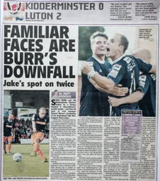 Match Report: Kidderminster Harriers vs Luton Town FC (31st Aug 2013)