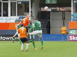 Mark Cullen heads in the equaliser