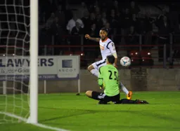 Andre Gray nets the first goal