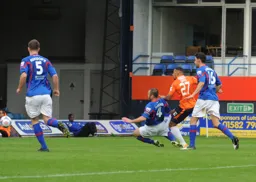 Andre Gray puts the Town ahead