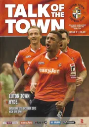 Programme: Luton Town FC vs Hyde (12th Oct 2013)